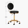 Tabouret de coiffure / cosmetique Noir-Gold H5 Qainzo Tabouret de coiffure / cosmetique Noir-Gold H5 Qainzo