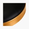 Tabouret de coiffure / cosmetique Noir-Gold H7 Qainzo Tabouret de coiffure / cosmetique Noir-Gold H7 Qainzo