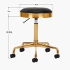 Tabouret de coiffure / cosmetique Noir-Gold H7 Qainzo Tabouret de coiffure / cosmetique Noir-Gold H7 Qainzo