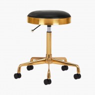 Tabouret de coiffure / cosmetique Noir-Gold H7 Qainzo Tabouret de coiffure / cosmetique Noir-Gold H7 Qainzo