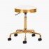 Tabouret de coiffure / cosmetique Blanc-Gold H7 Qainzo