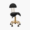 Tabouret de coiffure / cosmetique Noir-Gold 6001-G Qainzo
