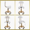 Tabouret de coiffure / cosmetique Blanc-Gold 6001-G Qainzo