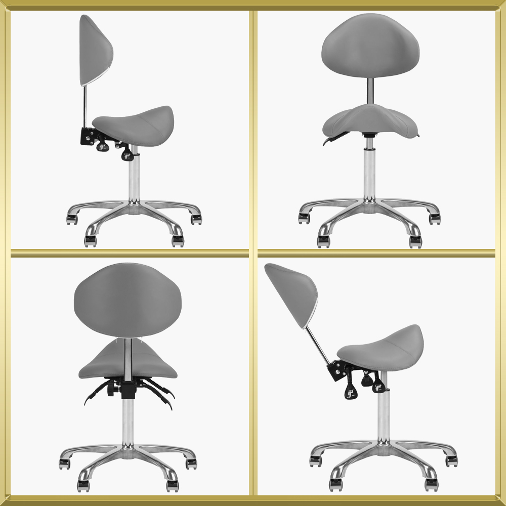 Tabouret de coiffure Gris 1004 Giovanni Tabouret de coiffure Gris 1004 Giovanni