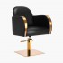 Fauteuil de coiffure noir-gold Malaga Gabbiano