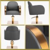 Fauteuil de coiffure gris-gold Malaga Gabbiano Fauteuil de coiffure gris-gold Malaga Gabbiano