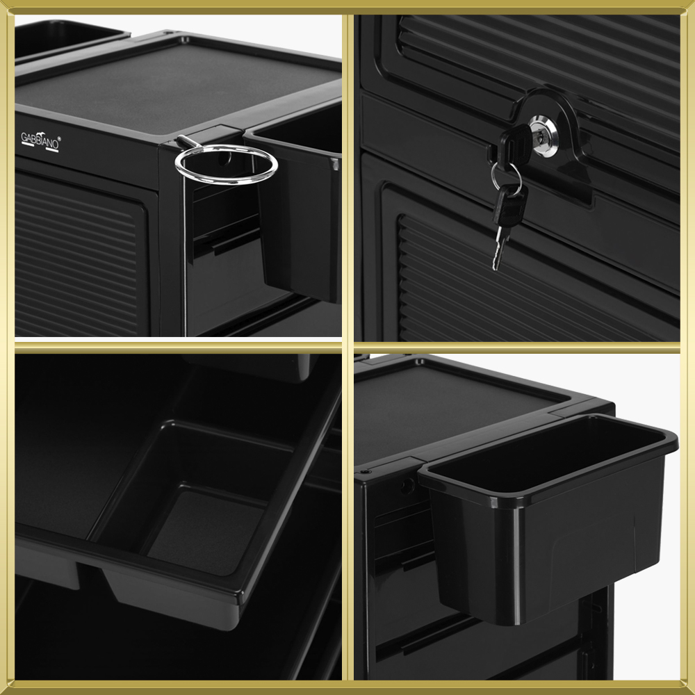 Table de service noir 68C Gabbiano Table de service noir 68C Gabbiano
