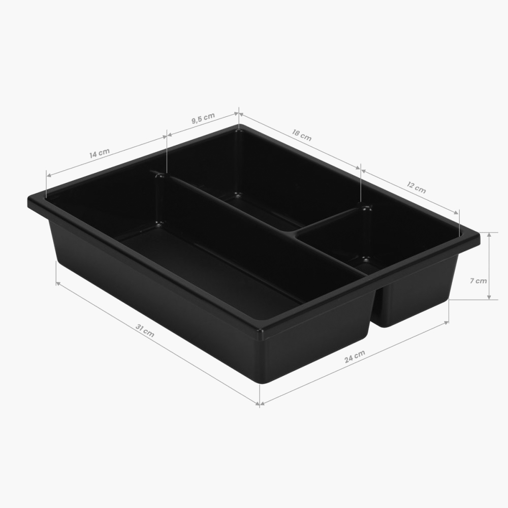 Table de service noir 68C Gabbiano Table de service noir 68C Gabbiano