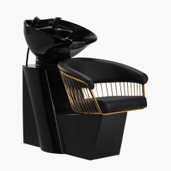 Bac à shampoing noir (cuve noir) Lille-M Gabbiano