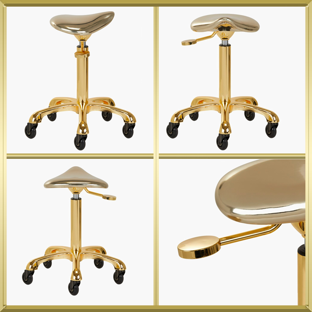 Tabouret de coiffure Gold Roll Speed Gabbiano