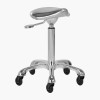Tabouret de coiffure Silver Roll Speed Gabbiano