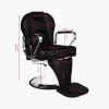 Fauteuil de barbier noir-blanc Tiziano Gabbiano