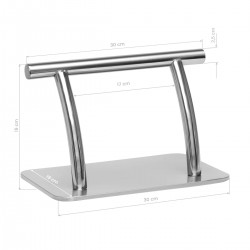 Repose-pieds pour coiffure Silver L005S Gabbiano Repose-pieds pour coiffure Silver L005S Gabbiano