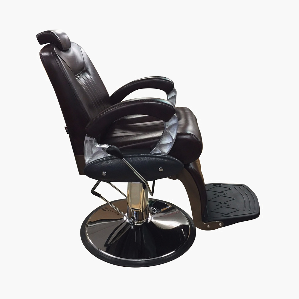 Fauteuil de barbier Kingston Marron Vieilli Jacques Seban