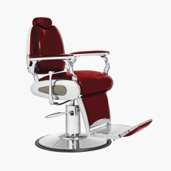 Fauteuil de barbier Milwaukee Rouge Jacques Seban