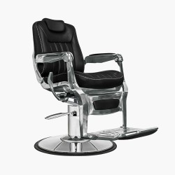 Fauteuil de barbier Gentleman Noir Jacques Seban