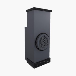 Meuble de caisse et réception BNK6464 Gris Qainzo