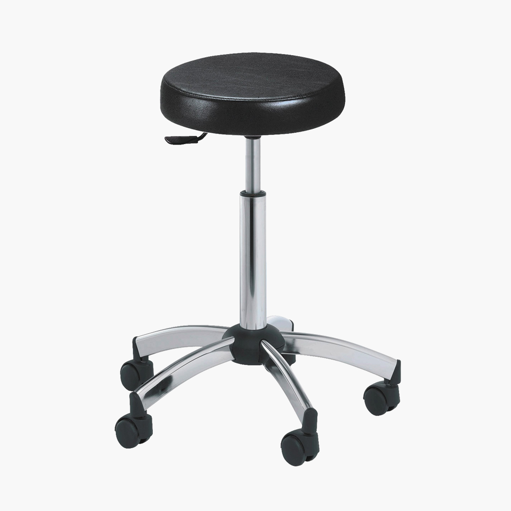 Tabouret de coiffure Monte-Carlo Noir Jacques Seban Tabouret de coiffure Monte-Carlo Noir Jacques Seban