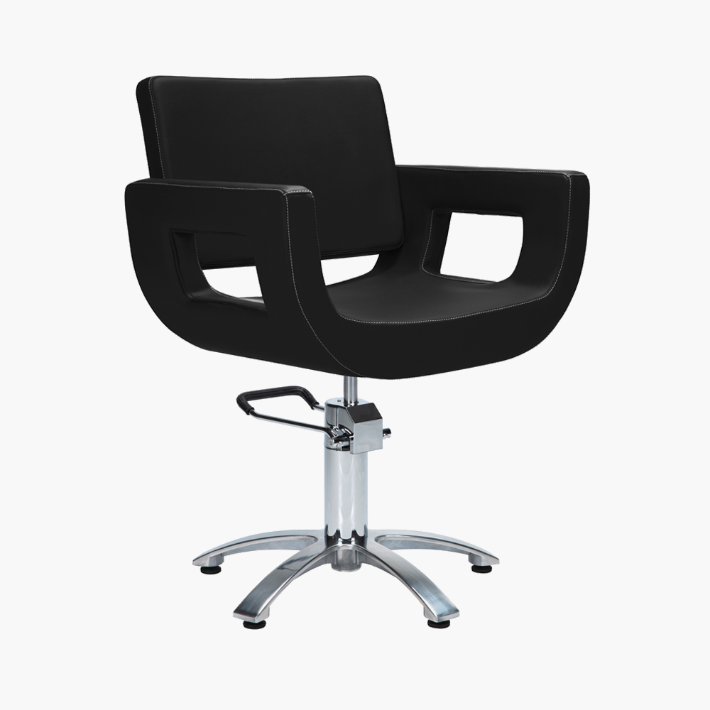 Fauteuil de coiffure Zephir Noir Jacques Seban Fauteuil de coiffure Zephir Noir Jacques Seban