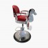 Fauteuil de coiffure enfant style barbier Manege Rouge Jacques Seban