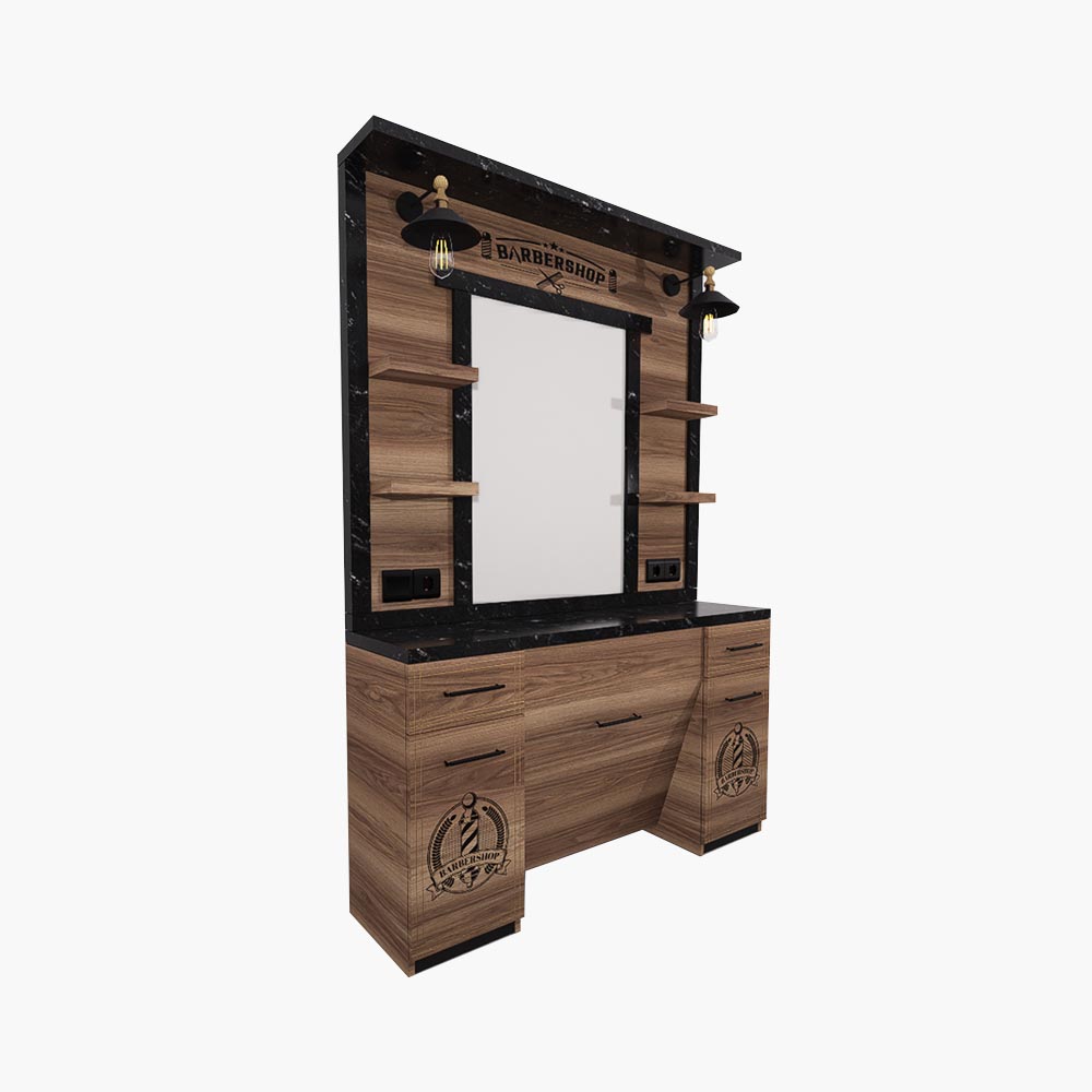 Poste de travail pour salon de coiffure M11 Hazar Qainzo