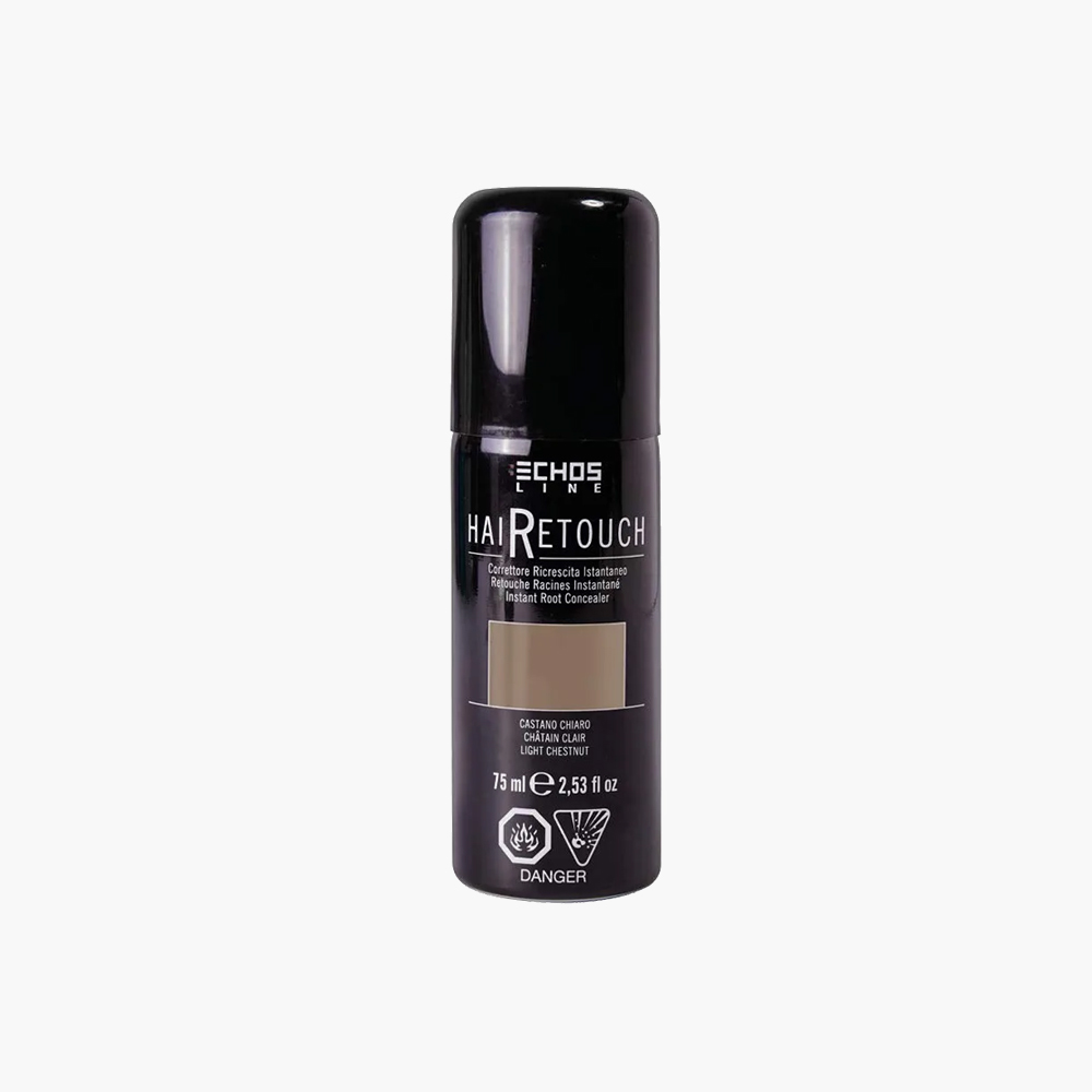 Spray correcteur cheveux Haire retouch chatain clair 75ml Echosline Spray correcteur cheveux Haire retouch chatain clair 75ml Echosline