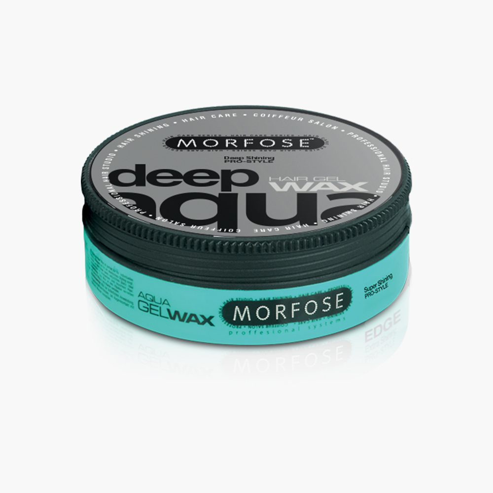 Cire coiffante deep aqua gelwax Turquoise 175ml Morfose