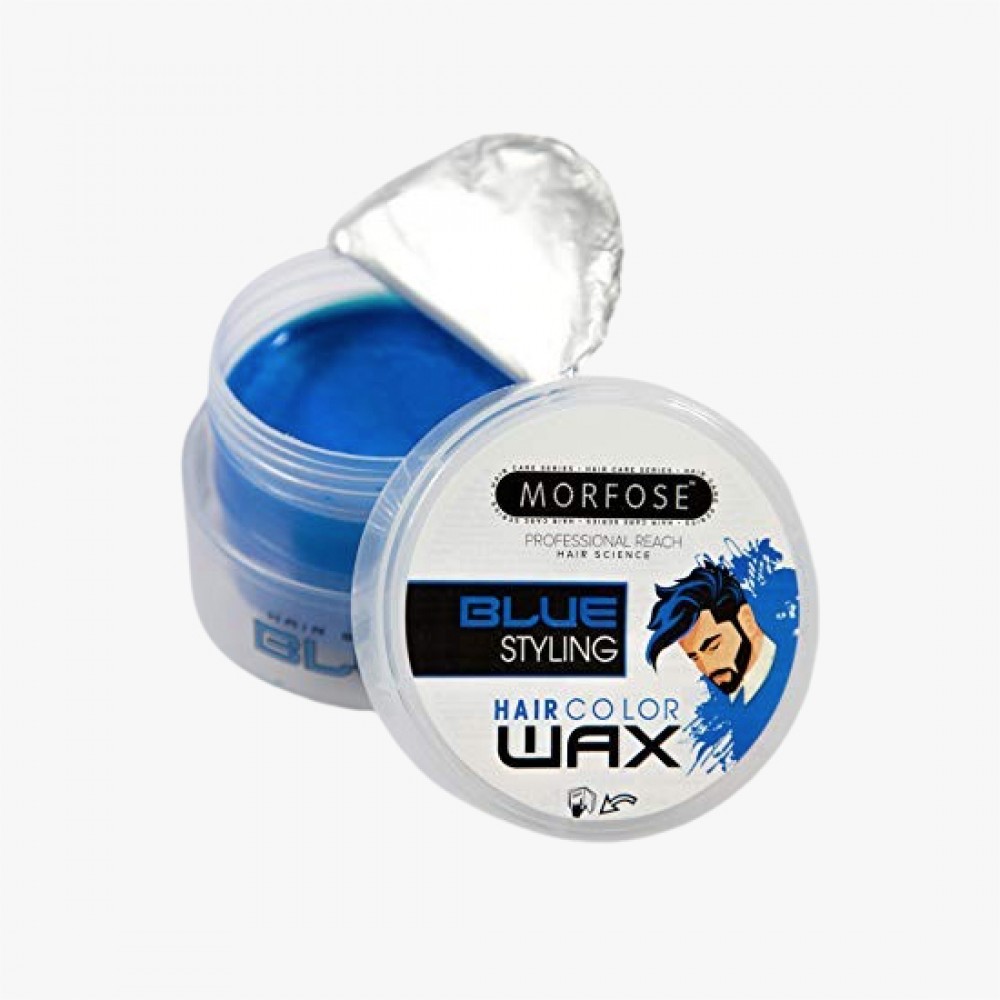Ossion cire coiffante colorante bleu 100ml Morfose