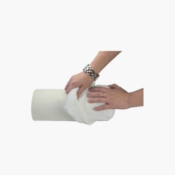 Coussin manucure blanc 30x13x7cm Integral Beaute