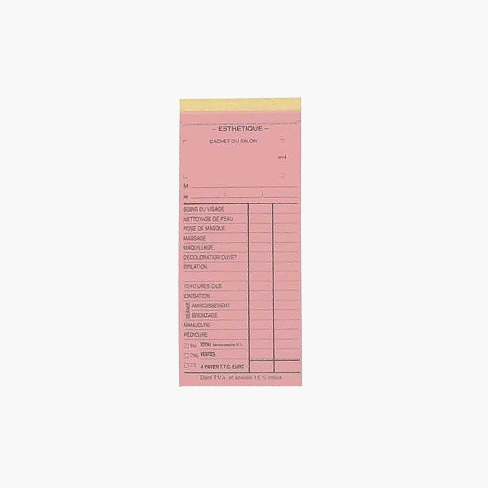Carnet esthetique rose 50x10 Cerunik