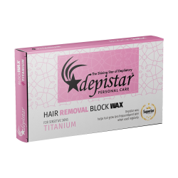 Cire en pin epilation sans bande Titanium 500 ml Depistar