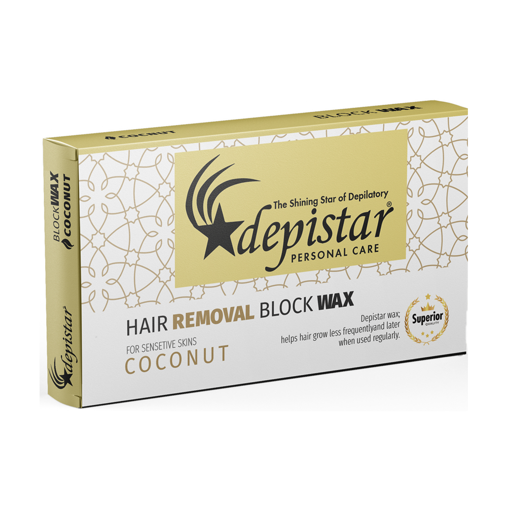Cire en pin epilation sans bande Coconut 500 ml Depistar
