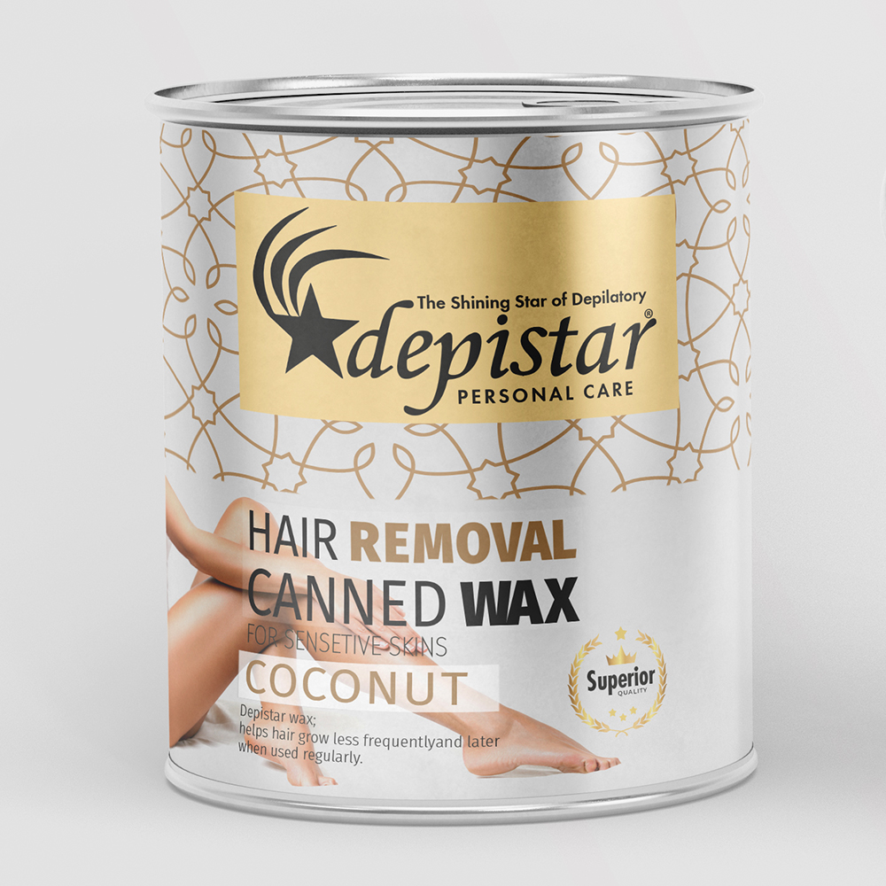 Cire en pot epilation avec bande Coconut 800 ml Depistar Cire en pot epilation avec bande Coconut 800 ml Depistar