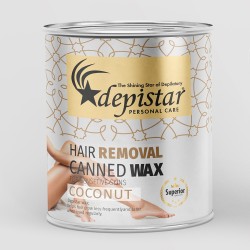 Cire en pot epilation avec bande Coconut 800 ml Depistar Cire en pot epilation avec bande Coconut 800 ml Depistar
