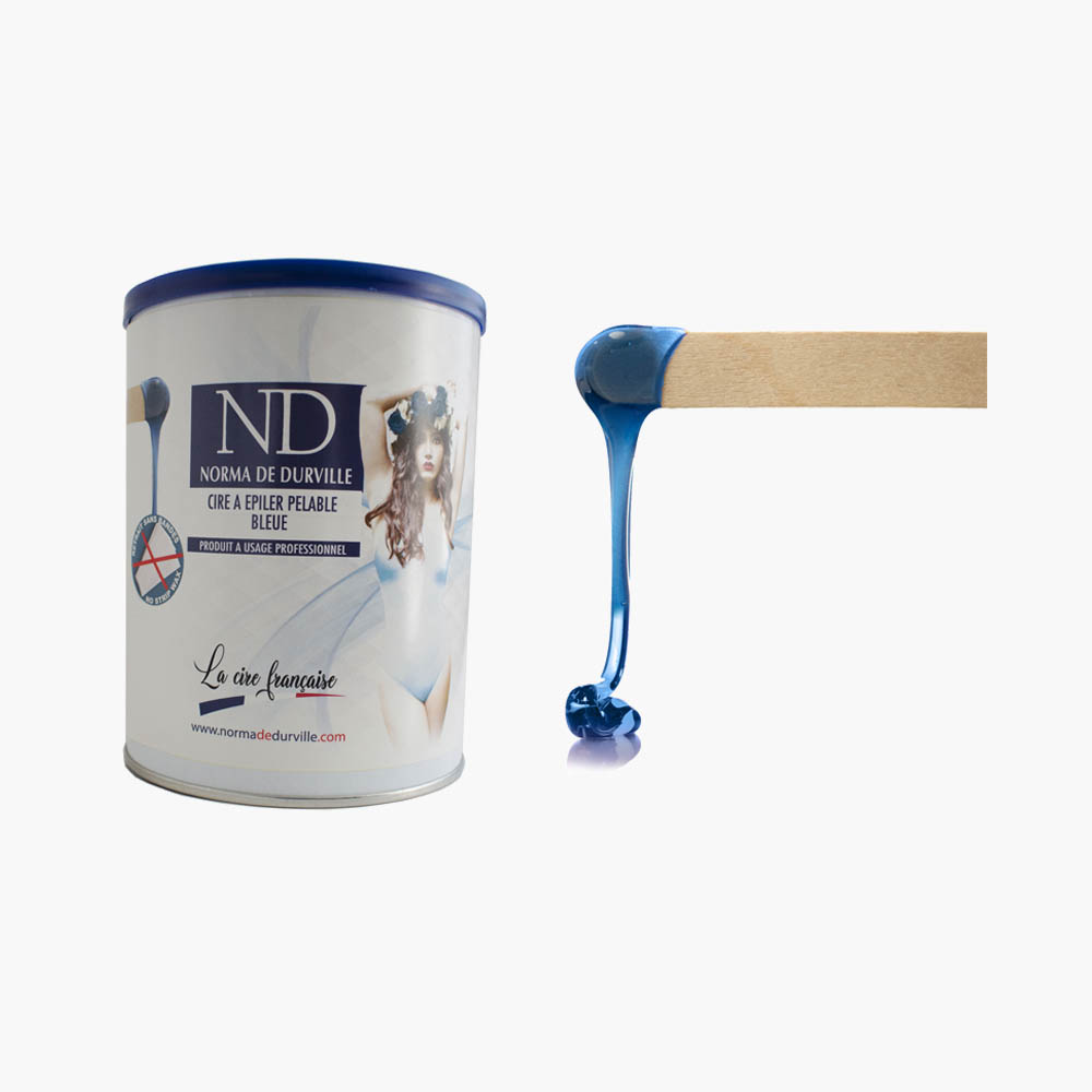 Norma De Durville cire pot pelable bleue 800 ml Norma De Durville cire pot pelable bleue 800 ml