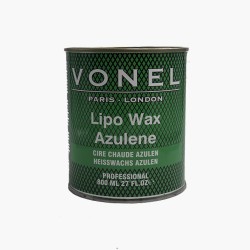 Cire en pot epilation bande azulène vert 800ml Vonel Cire en pot epilation bande azulène vert 800ml Vonel